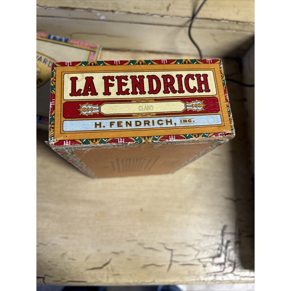 Vintage Tobacco Boxes King Edward the Seventh Mild Tobaccos Empty &La Fendrich - Picture 12 of 12